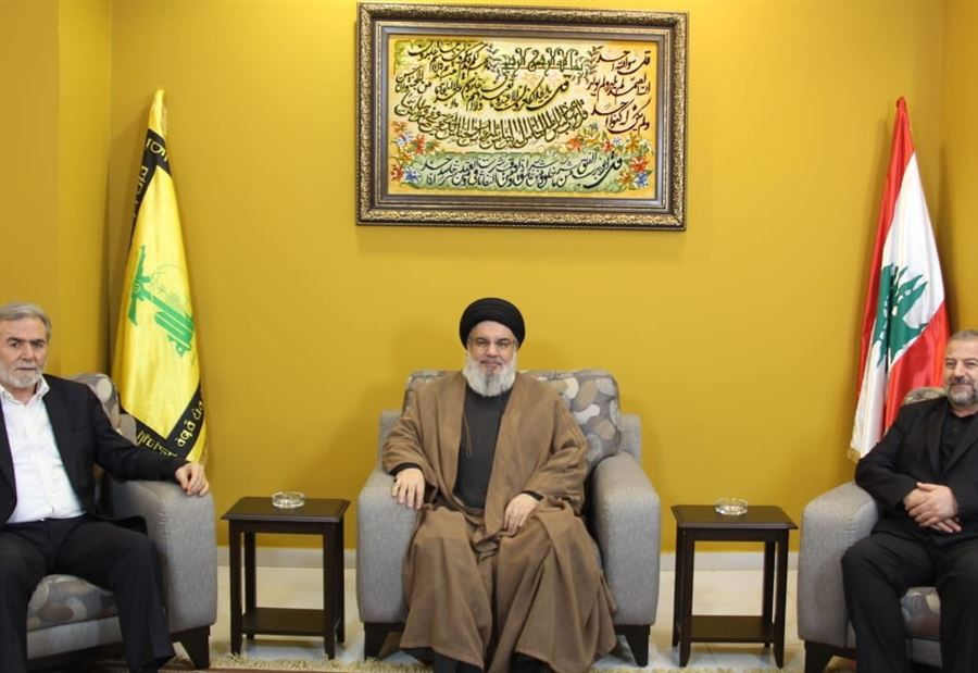 وفدٌ فلسطيني في ضيافة نصرالله