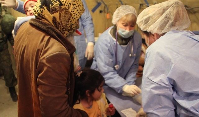 الأطباء الروس منعوا انتشار الأوبئة في حلب