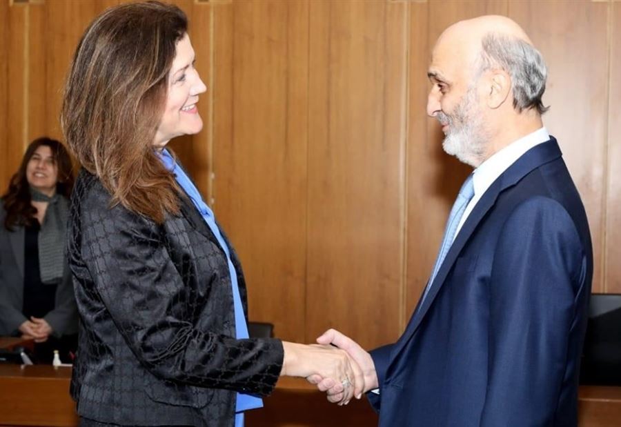 لقاءٌ بين جعجع والسفيرة الأميركية... ماذا تضمّن؟ 