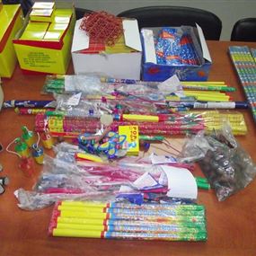 مصادرة كميات كبيرة من المفرقعات في طرابلس