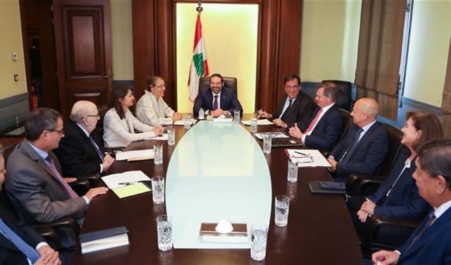 الحريري بحث مع كارديل وريتشارد الاوضاع العامة