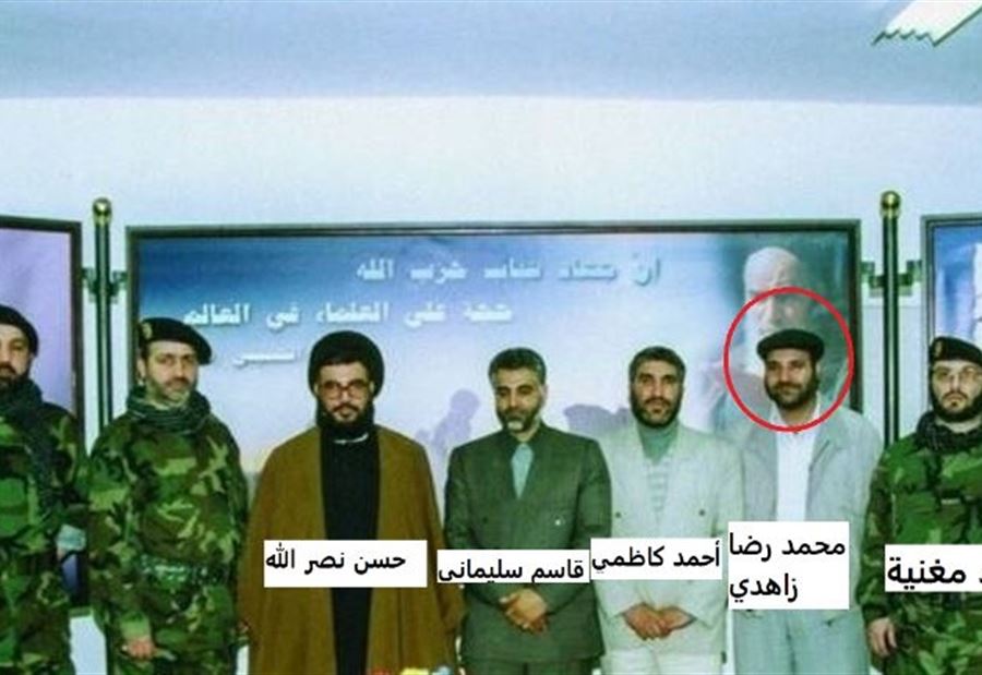 إعلام إيراني ينشر صورة تجمع "زاهدي" الذي اغتالته إسرائيل مع "نصر الله"!