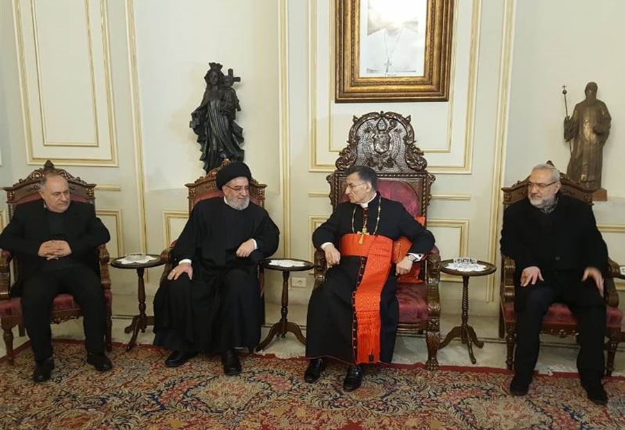 وفد "حزب الله" من بكركي: المطلوب حكومة يشارك بها الجميع