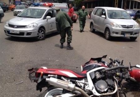 جريح في حادث سير على طريق العبدة حلبا