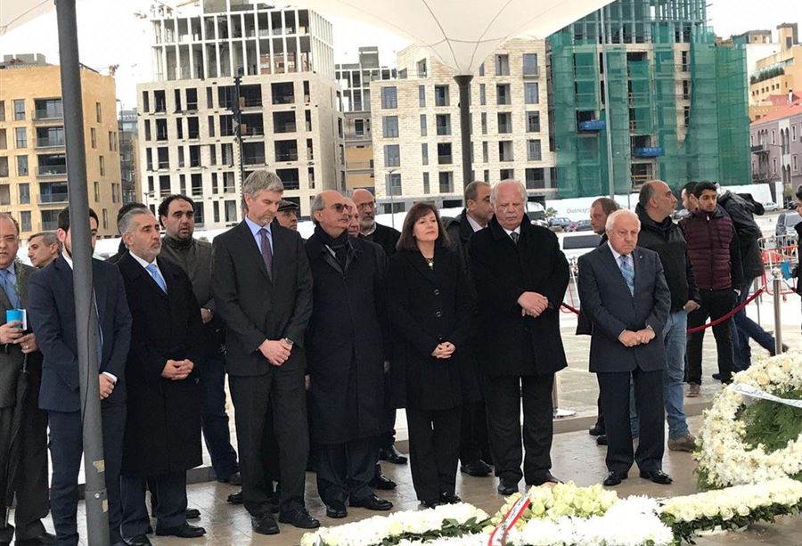 السفيرة الأميركيّة خلال زيارة ضريح الحريري: العدالة ستتحقق