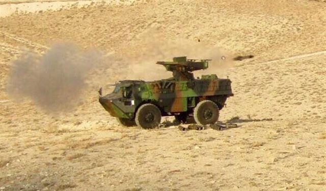 بالصور.. مناورة صاروخية للجيش اللبناني