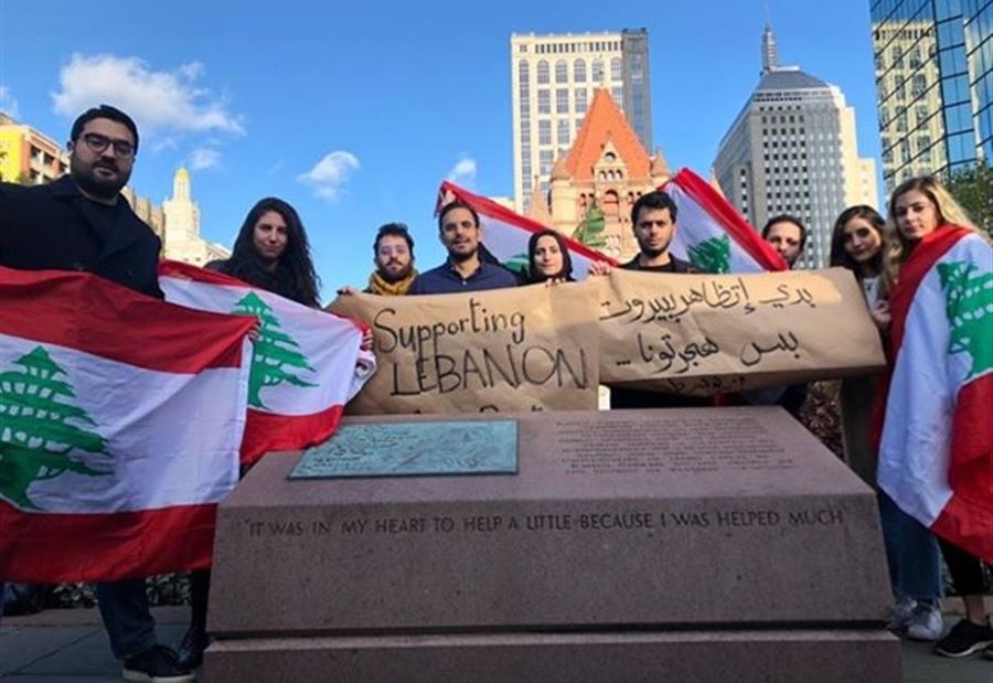 بالصور.. لبنانيو بوسطن "كنا حابين نكون عم نتظاهر ببيروت"