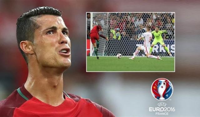 رونالدو...الأكثر إهداراً للفرص في  اليورو