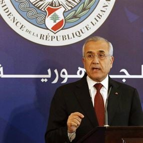 سليمان: انتخاب رئيس.. لمواجهة التوطين