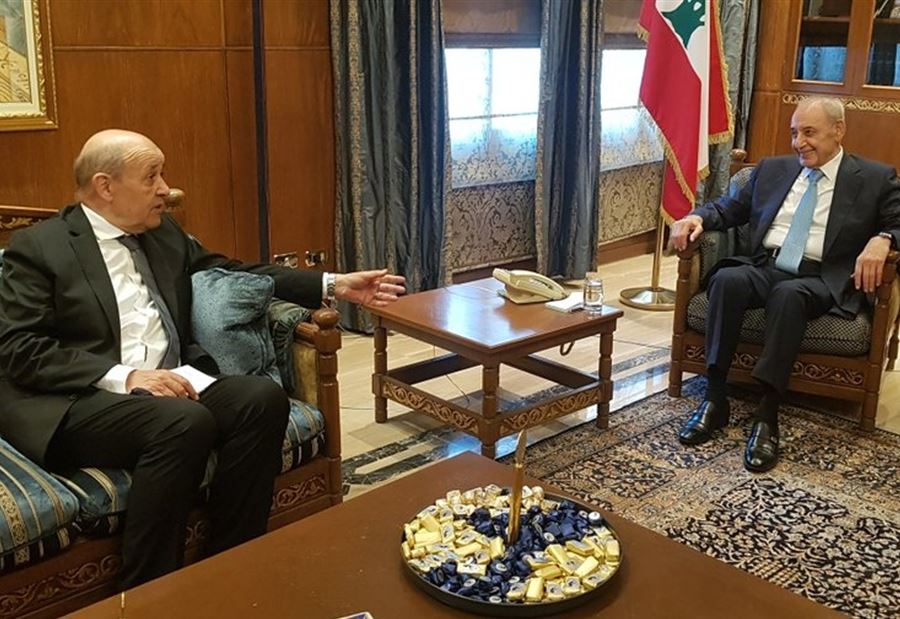 لودريان في عين التينة 