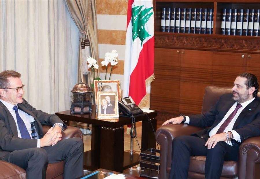 الحريري استقبل السفير الألماني ونوابا فرنسيين