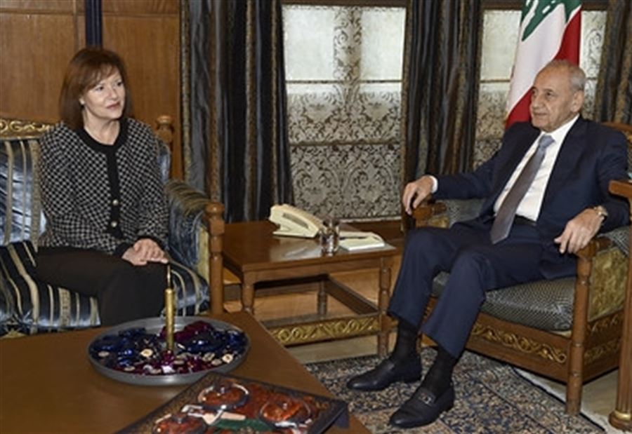 السفيرة الاميركية في عين التينة