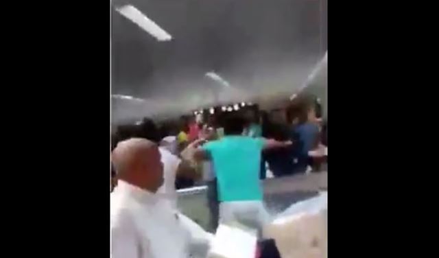 بالفيديو: تضارب وصراخ.. ماذا يحصل في مطار رفيق الحريري الدولي؟ 