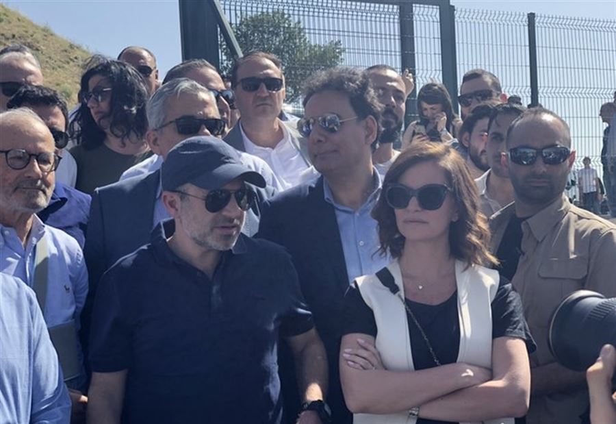 بالفيديو والصور: باسيل و بستاني وجولة على "سدّ القيسماني"