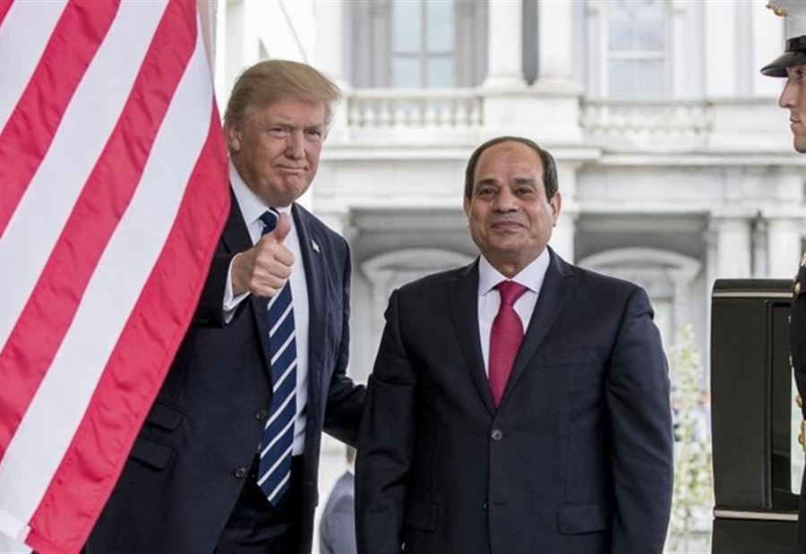تفاصيل الإتصال بين ترمب والسيسي 