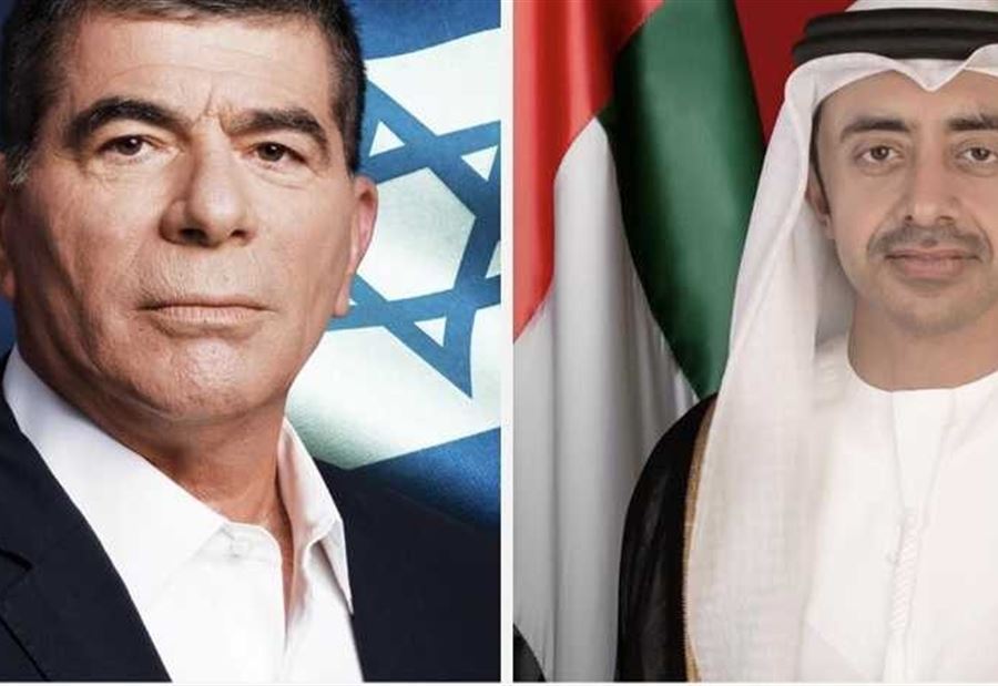اتصال هاتفي بين وزيري خارجية الإمارات وإسرائيل 