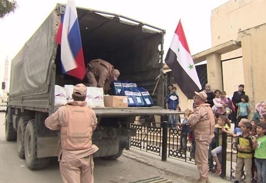 مساعداتٌ روسيّة إلى سوريا مساعداتٌ روسيّة إلى سوريا
