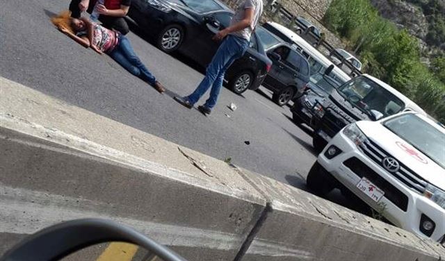 صدم الـ"كاواساكي" فوقعت وحالتها خطرة