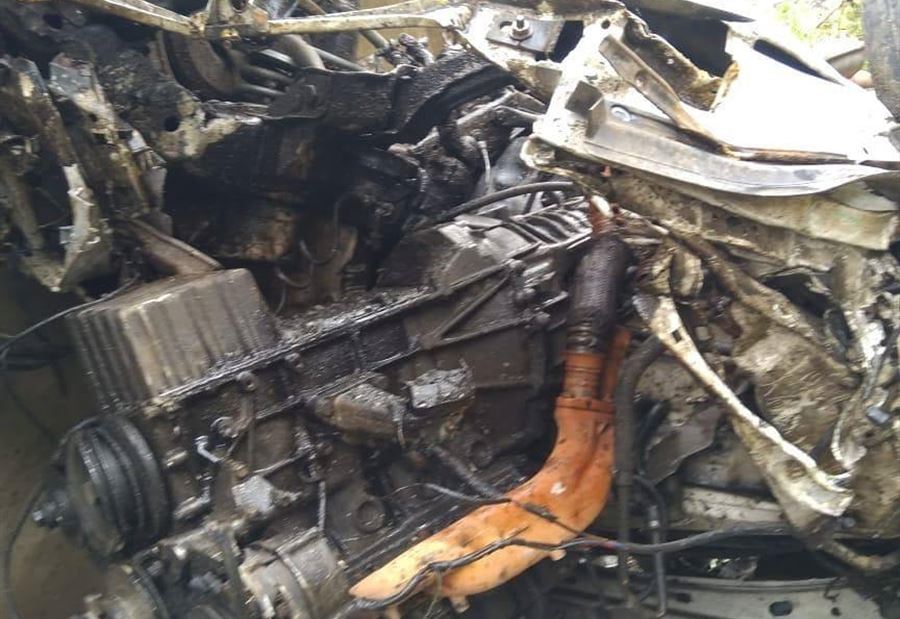 بالصور: وفاة رجل وزوجته في حادث سير مروّع