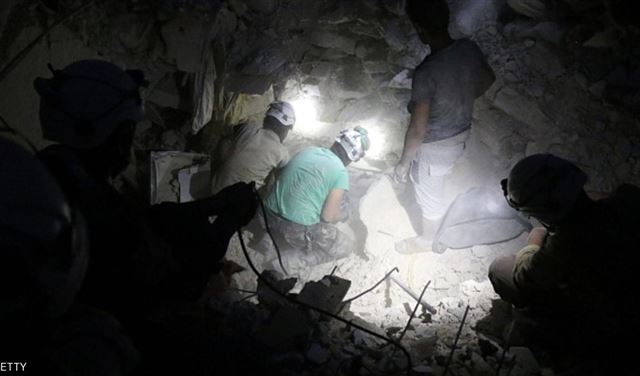 مقتل 10 من عائلة واحدة بقصف على ريف حلب الشمالي