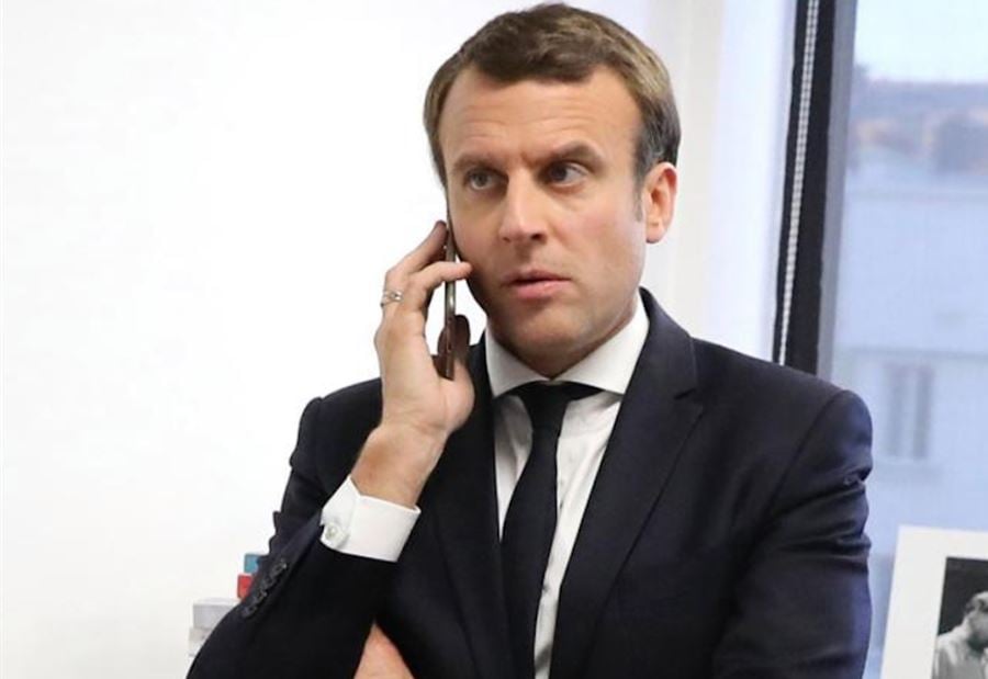 الوو... ماكرون...بونجور... الوو... ماكرون...بونجور...