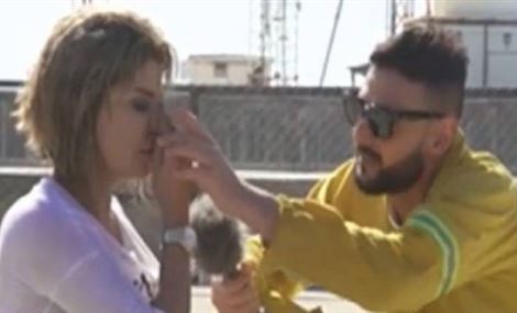 رامز جلال يتسبب في كسر "أنف" علا غانم