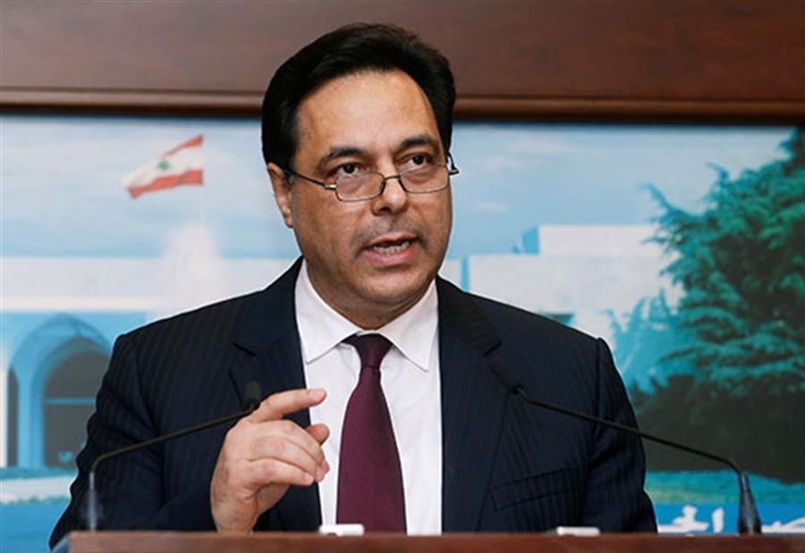 دياب يُغرّد عن "فاجعة أصابت لبنان"