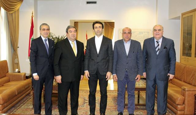 شبيب بحث سبل التعاون بين بيروت واستانا