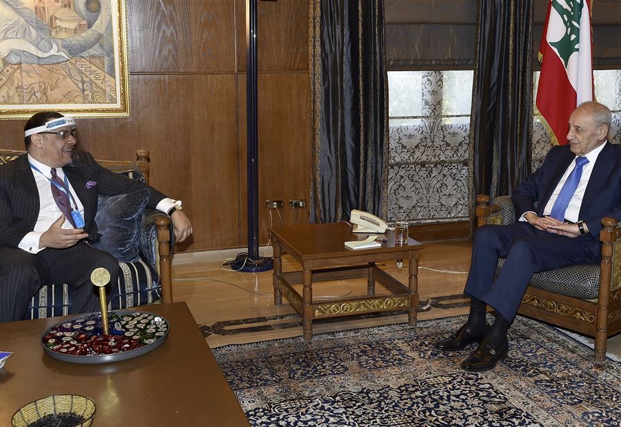 السفير المصري في عين التينة 