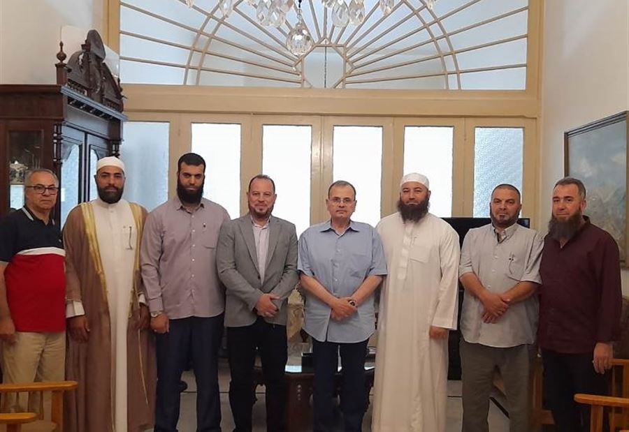 البزري يبحث وعصبة الأنصار الأوضاع الأمنية في مخيم عين الحلوة ومحيطه