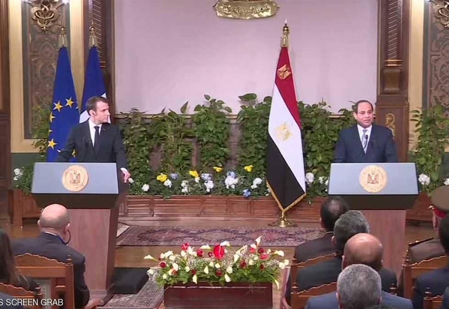 إتفاق مصري فرنسي ضد الإرهاب