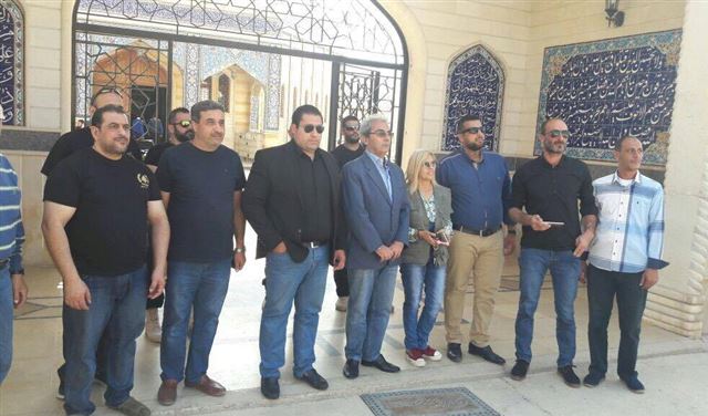 بالصور..حماة الديار عند ضريح السيد عباس الموسوي