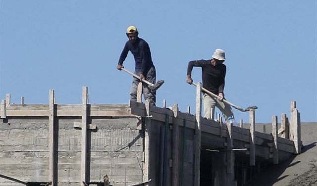 إعتصام لعمال البناء في بعلبك إعتصام لعمال البناء في بعلبك