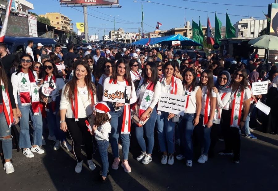مناطق نفوذ حزب الله تنتفض