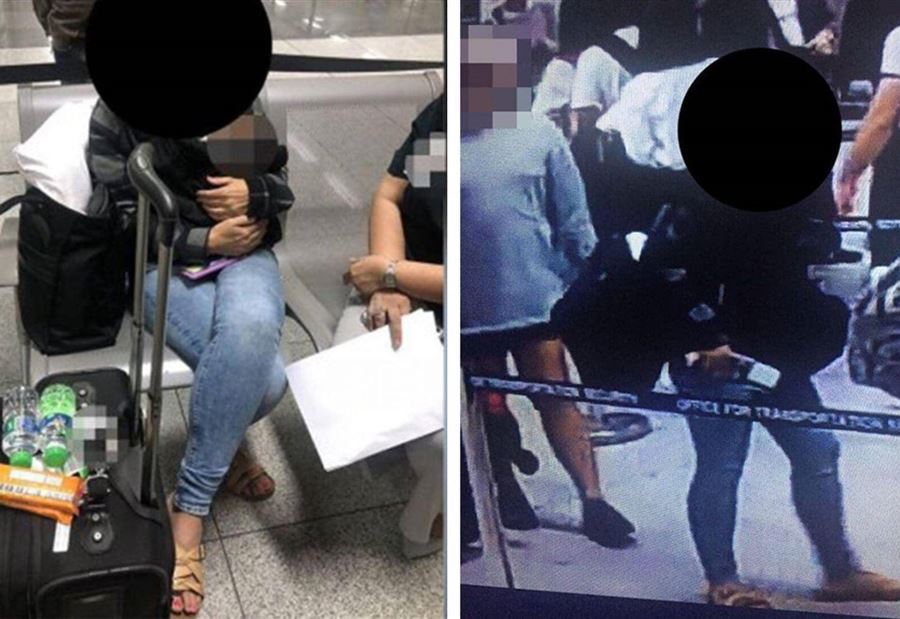 أميركية تهرب رضيعاً من المطار بطريقة لا تصدق!