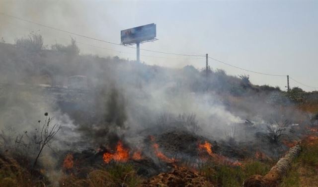 الدفاع المدني أخمد حرائق في جبيل وكسروان