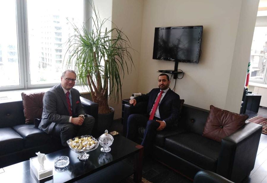 عطالله التقى السفير النمساوي: للتعاون من أجل إعادة المهجّرين عطالله التقى السفير النمساوي: للتعاون من أجل إعادة المهجّرين