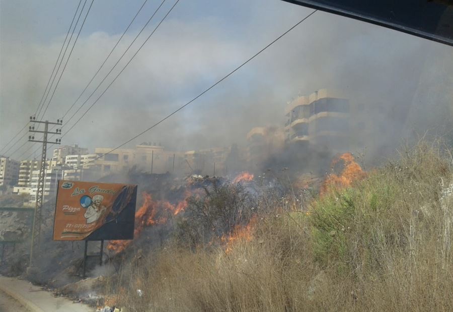 سلسلةُ حرائق في صيدا والجنوب