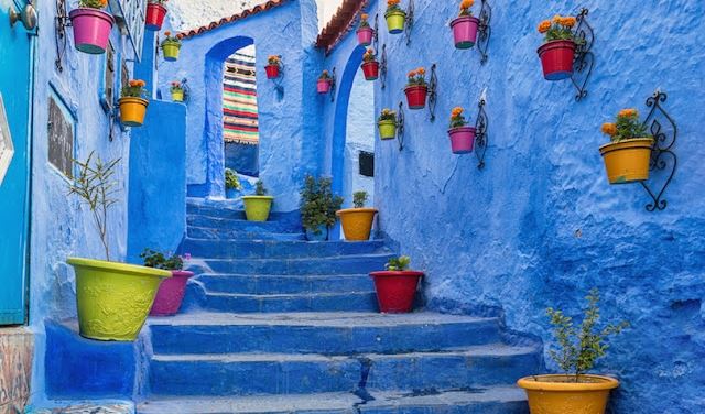 تعرف على المدينة الزرقاء في المغرب