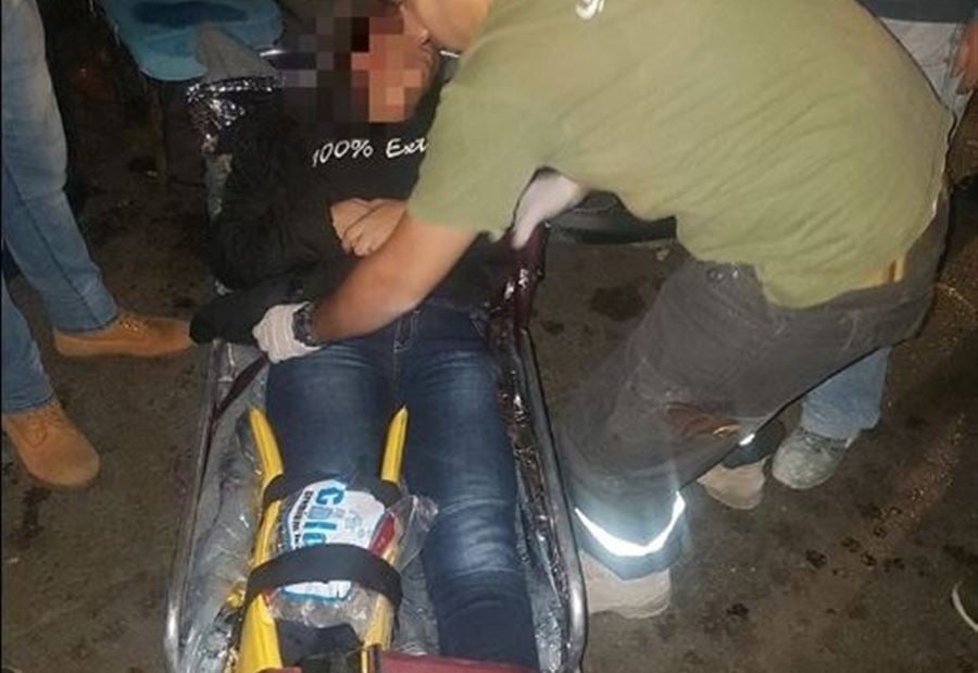 بالصور: جريحة في الدكوانة