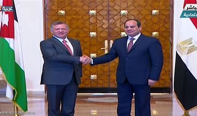 العاهل الأردني في زيارة إلى مصر