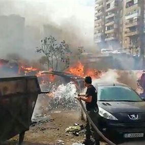  اخماد حريق في طرابلس وتوقيف مفتعله