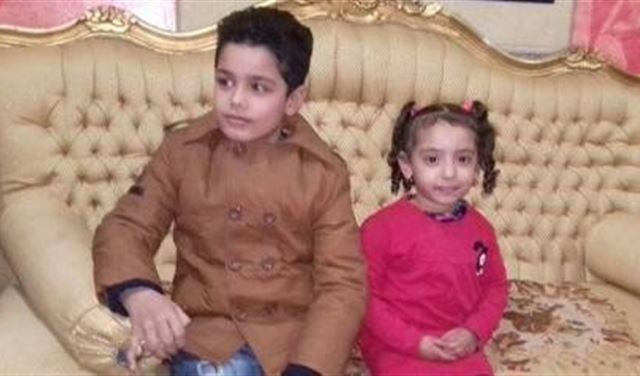 بالصور.. طفلان يحتفلان بخطوبتهما في مصر 