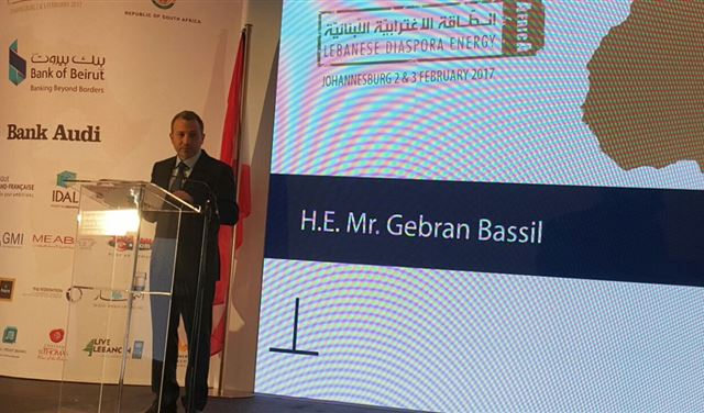 باسيل يُطالب: لتمثيل المنتشرين بستة مقاعد للقارات الست باسيل يُطالب: لتمثيل المنتشرين بستة مقاعد للقارات الست