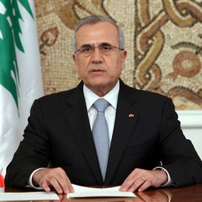 سليمان: اخشى تقسيم لبنان