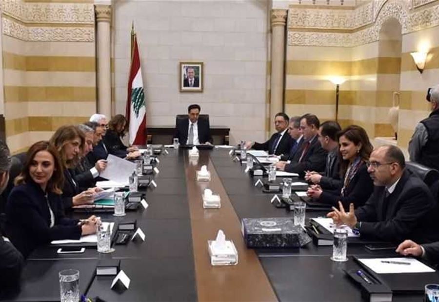 جلسة إقرار البيان الوزاري نهار الخميس
