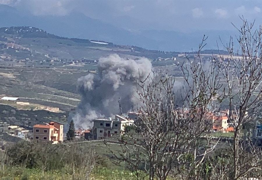 بالصورة: غارة جوية تستهدف منزل في بلدة "كونين"