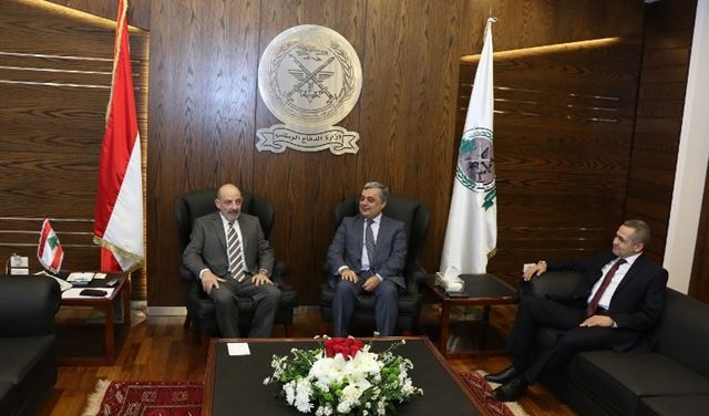 الصراف التقى قرعة وبحثا في الاوضاع الامنية