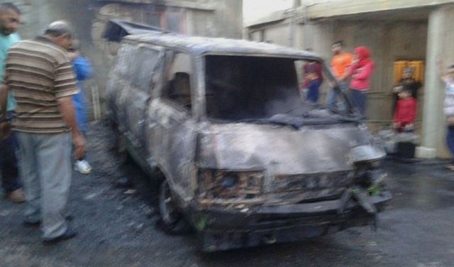 حريق في فان لبيع القهوة في بلدة عدلون حريق في فان لبيع القهوة في بلدة عدلون