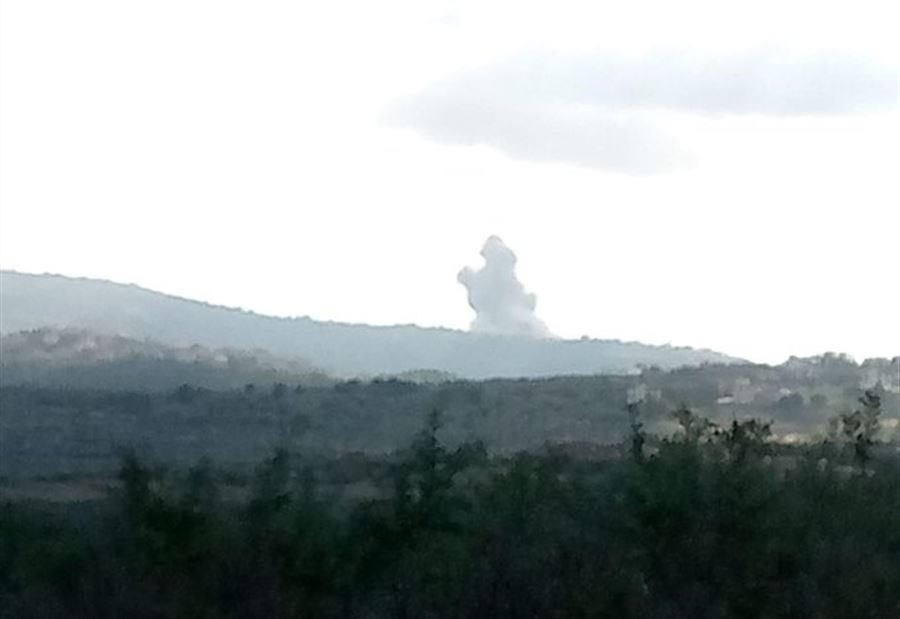 قصف اسرائيلي على أطراف طير حرفا ومروحين قصف اسرائيلي على أطراف طير حرفا ومروحين